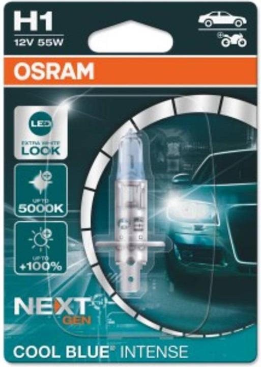 Image du produit Osram 4062172395403 Ampoules halogènes COOL BLUE® INTENSE H1 55 W 12 V (H1)