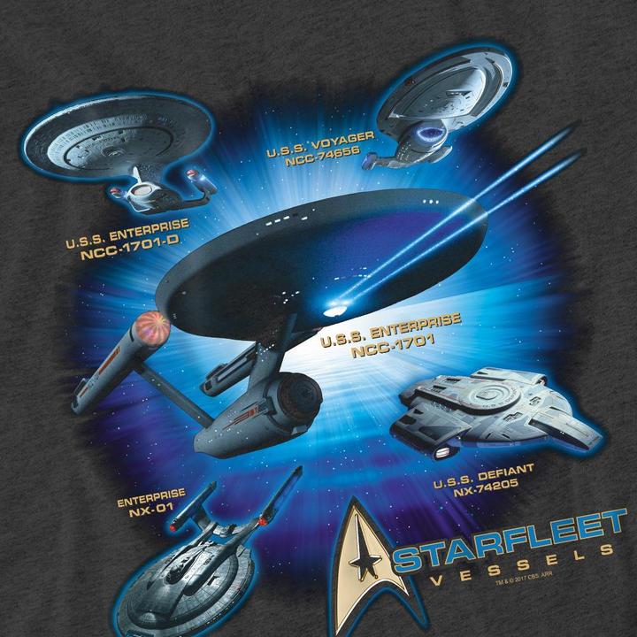 Produktbild Starfleet Vessels TShirt (M)