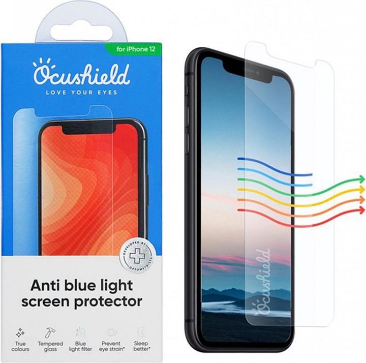 Produktbild Ocushield Anti Blue Light Screen Protector (1 Stück, Apple iPhone 12 Pro Max)