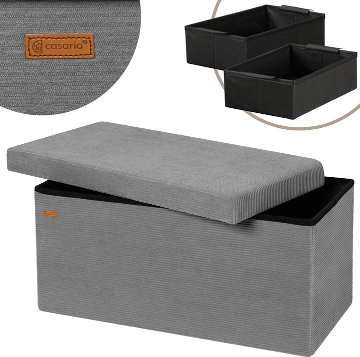 Image du produit Casaria Coffre de siège Cord (76 cm)