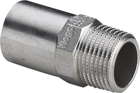 Image du produit Viega Sanpress Inox indstiksstykke 15 x 12" rustfrit stål, 436704