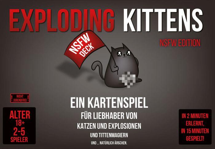 Produktbild Asmodée Exploding Kittens NSFW Edition (Deutsch)