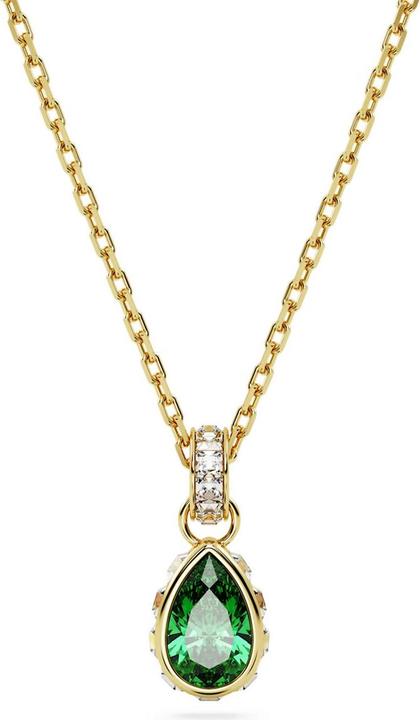 Image du produit Swarovski Stilla Collier goutte d'eau vert or (Métal Swarovski, 38 - 43 cm)