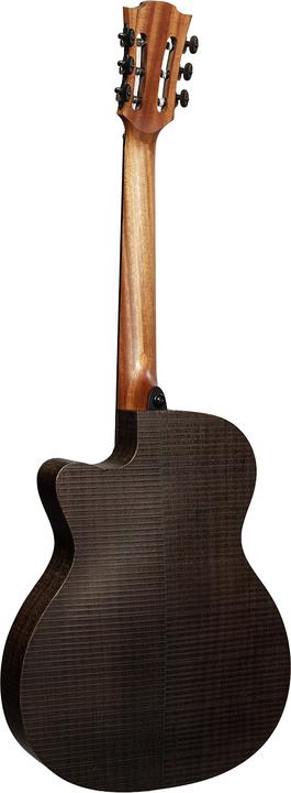 Actual product image Lâg Guitars Sauvage-N-Asce (Semi acoustic guitar, Brown Brankowood (pinus radiata), Khaya, Pale Brankowood, Smoked Eucalyptus Rough Sawn Finish)