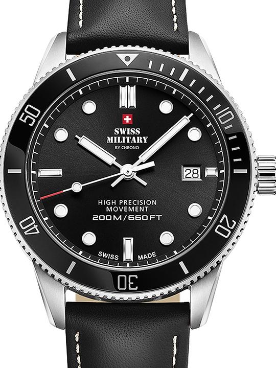 Actual product image Swiss Military Quartz (Analogue wristwatch, 42 mm)