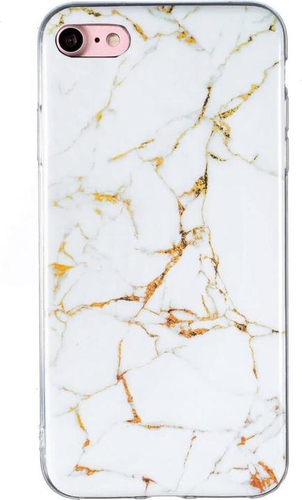Immagine prodotto Cover-Discount iPhone SE / 8 / 7 - Custodia in gomma siliconica in marmo bianco (Apple iPhone 8, Apple iPhone 7)