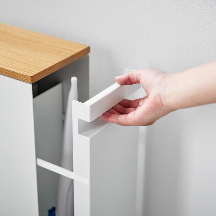 Produktbild Yamazaki Auszieh-Regal mit Holzablage TOWER (14 x 56 x 55 cm)