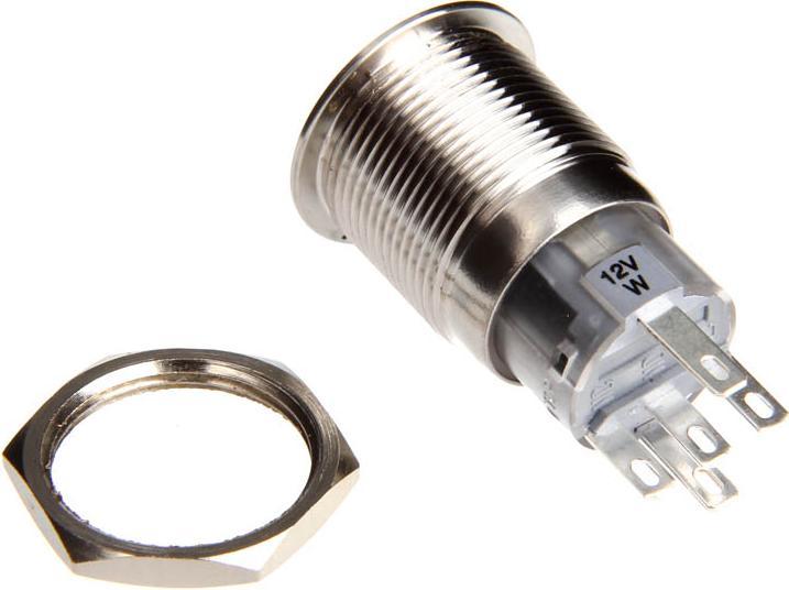 Actual product image DimasTech Vandalism button 19mm - Silverline