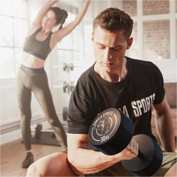 Produktbild Gorilla Sports Rundhanteln (1 x 30 kg)