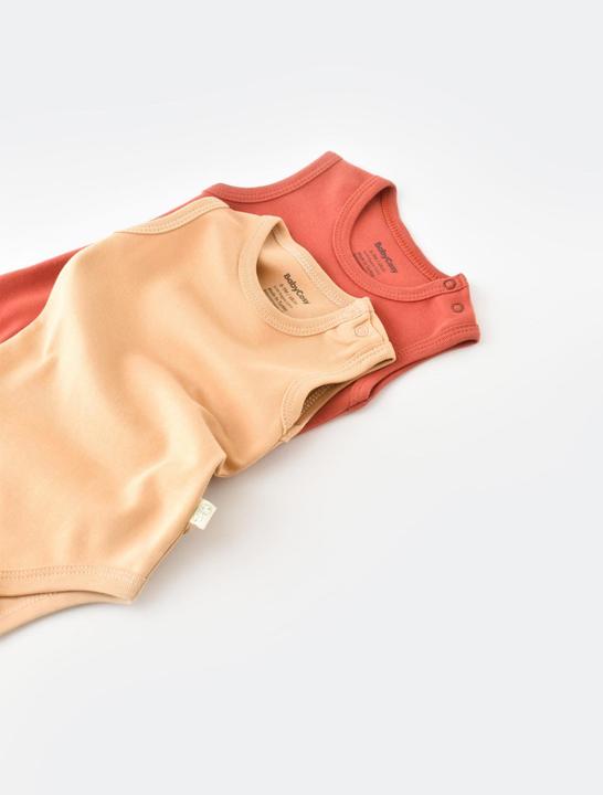 Actual product image BabyCosy 2 Pcs sleeveless Body (80)