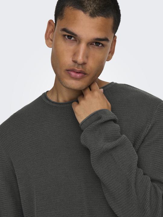 Actual product image Only & Sons Onseric Reg 12 Struc Crew Knit Noos (XS)