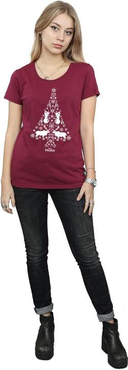 Immagine prodotto Disney Frozen Christmas Tree Maglietta Donna (L)