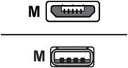 Productafbeelding Sharkoon A - Micro-B (2 m, USB 2.0)