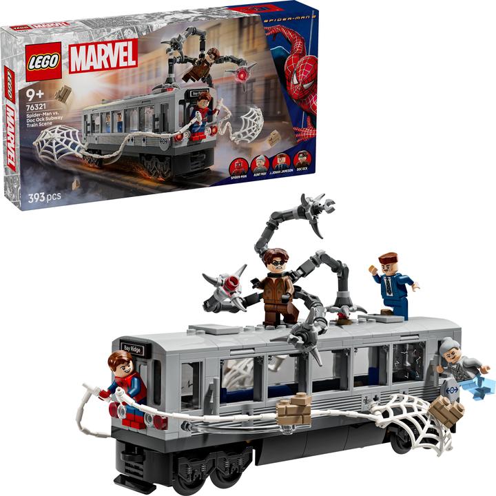Immagine prodotto LEGO Spider-Man vs. Doc Ock: Showdown in der U-Bahn (76321, LEGO Marvel)