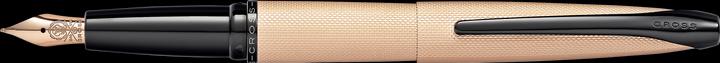 Produktbild Cross Füllfederhalter ATX Rose Gold mit gefrästem Diamantmuster, F-Feder (Rose Gold mit gefrästem Diamantmuster, 1 x)