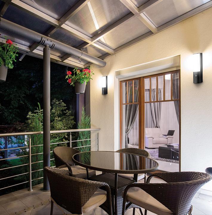 Actual product image VisorTech LED outdoor wall light (1000 lm, IP65)