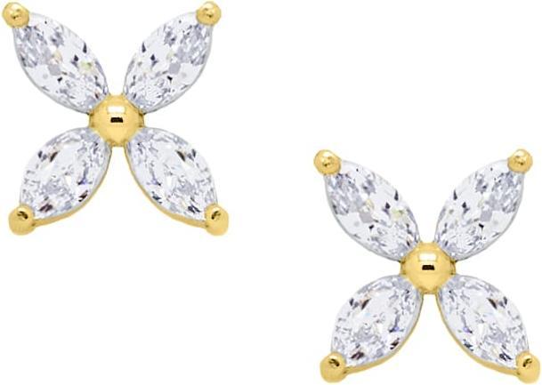 Candy Ohrringe Celia, 925 Sterling Silber, vergoldet (925 Sterling Silber, 18k vergoldet, 925er Sterlingsilber)