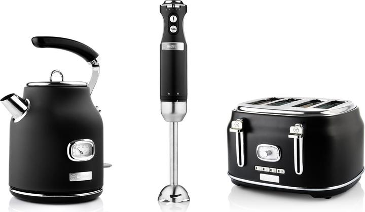 Produktbild Westinghouse Retro Frühstücksset, 4-Schlitz Toaster, Wasserkocher, Stabmixer