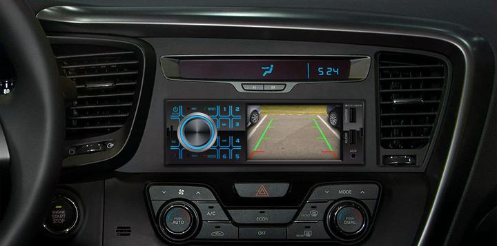 Actual product image Caliber Car radio RMD404 1 DIN