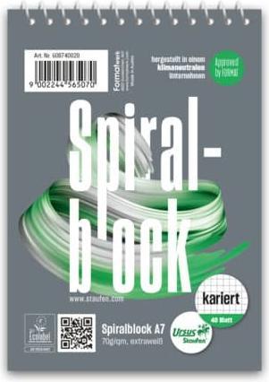 Produktbild Ursus Spiralblock (A7, Kariert)