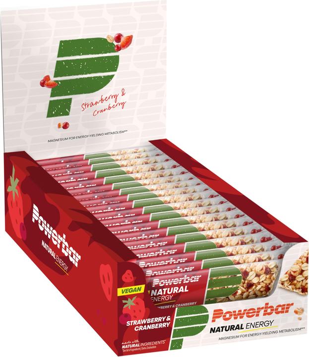 Produktbild Powerbar Natural Energy Cereal (Preiselbeere, Erdbeere, 18 Stk., 720 g)