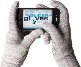 Actual product image Glider Gloves Touch Gloves Urban Style Grey (XL)