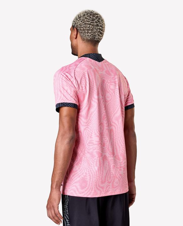 Actual product image Kipsta Damen/Herren Fussball Trikot kurzarm - Viralto II Snake rosa/schwarz (L)