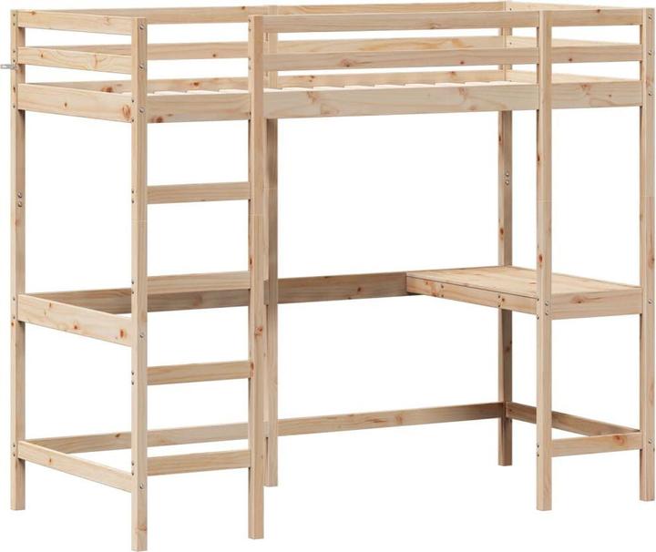 Image du produit VidaXL Lit superposé avec bureau (90 x 190 cm)
