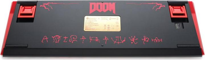 Produktbild Ducky x Doom One 3 SF Gaming Tastatur, RGB LED - MX-Speed-Silver (DE, Kabelgebunden)