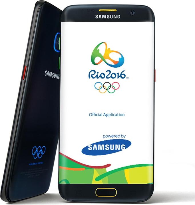 Samsung Galaxy S7 Edge Olympic Games Limited Edition (32 GB, Black Onyx, Black, 5.50", 12 Mpx, 4G)