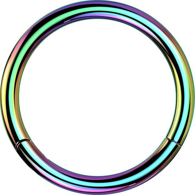 Produktbild Star Piercing Micro Segmentring klappbar farbig (ohne Messing, Chirurgenstahl 316L)