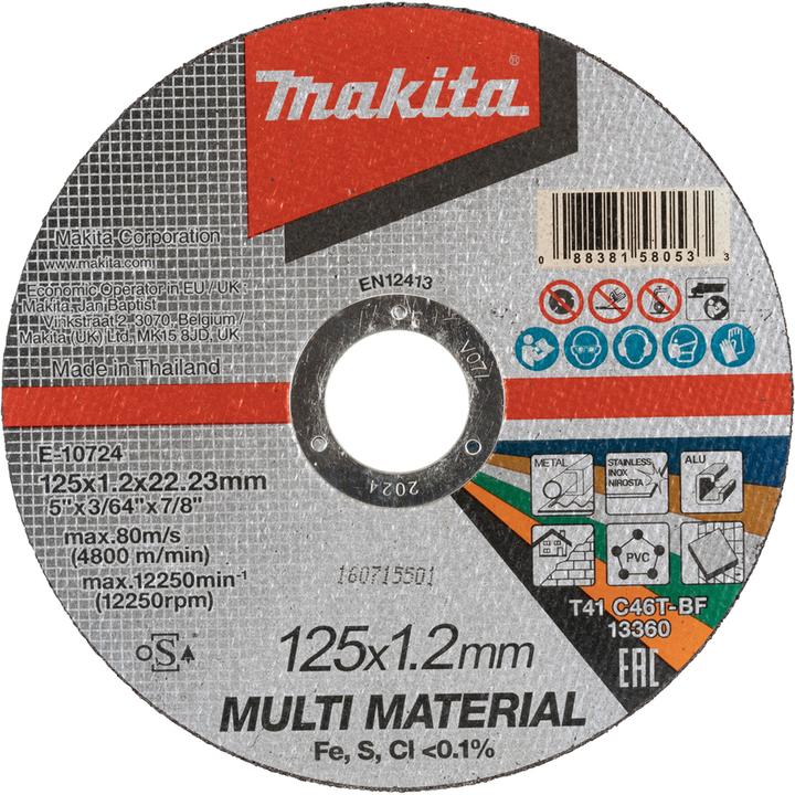 Makita CUTTING WHEEL 125X1.2MM MULTIMATERIAL