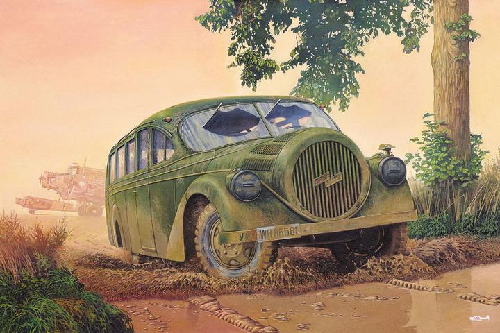 Immagine prodotto Roden Opel Blitzbus Ludewig "Aero" in servizio durante la seconda guerra mondiale