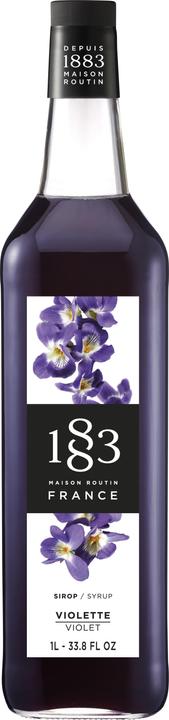 Actual product image 1883 Violet syrup 1l 0%