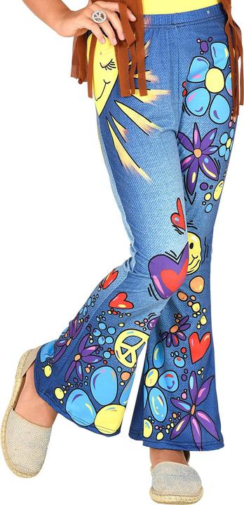Produktbild Widmann 70er JAHRE LEGGINGS HIPPIE JEANS, 158 cm / 11-13 Years