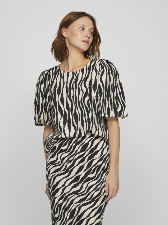 Actual product image Vila Patterned top with short sleeves (38)