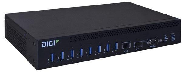 Actual product image Moxa USB To Ethernet Server, 8