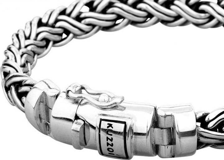 Immagine prodotto Kuzzoi Bracciale di base, attorcigliato (21 cm, Argento 925)