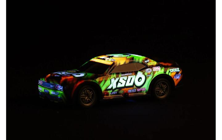 Actual product image Tec-Toy Car Roar SXO6 with light, green/orange, 1:22