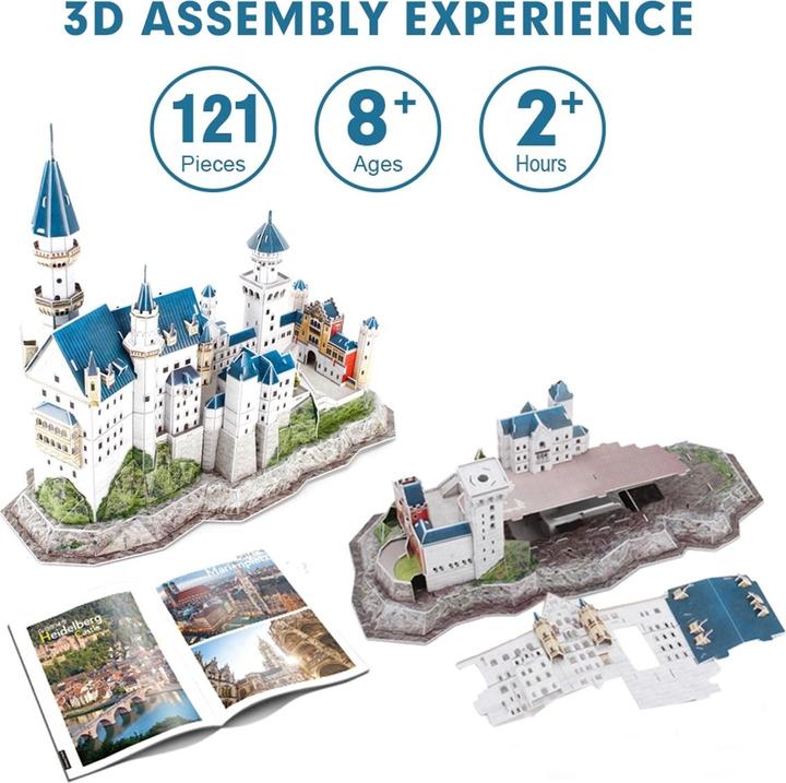 Produktbild Cubicfun 3D Puzzle Schloss Neuschwanstein 121 Teile (121 Teile)