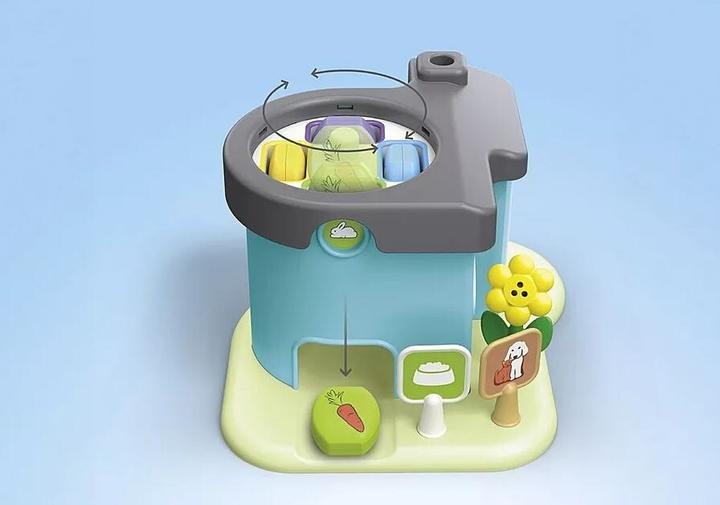 Image du produit Playmobil Pension pour animaux avec distributeur de nourriture (71690, Playmobil 1.2.3)