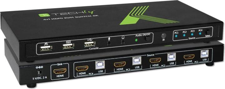 Manhattan 4x1 USB HDMI KVM Switch 4Kx2K