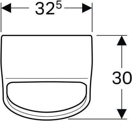 Produktbild Geberit Urinal Renova Plan wei wasserlos 235170000