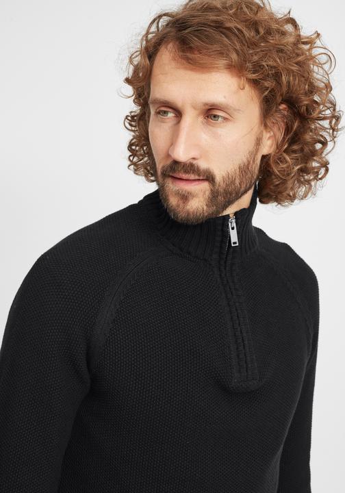 Immagine prodotto Blend Thompson Maglione In Maglia Grossa Pullover Maglieria Da Donna Con Colletto Troyer In Cotone 1 (S)