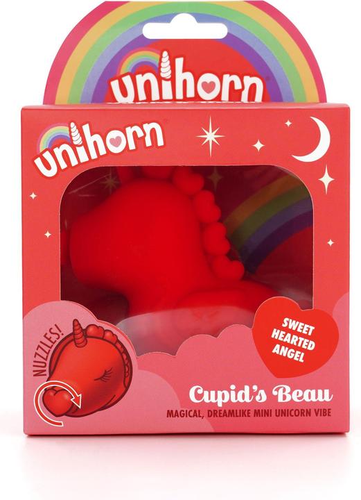 Actual product image Unihorn Cupid's Beau Vibrator Red
