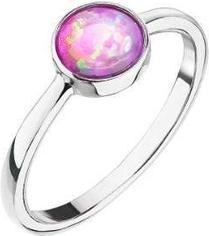 Evolution Group Silberring mit rosa Opal 15001.3 Rosa Kreislauf 52 mm (52)