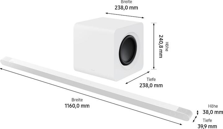 Produktbild Samsung HW-S811B/ZG (330 W, 3.1.2 Kanal)