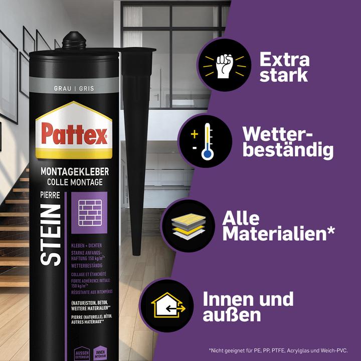 Actual product image Pattex Stone mounting adhesive (420 g)