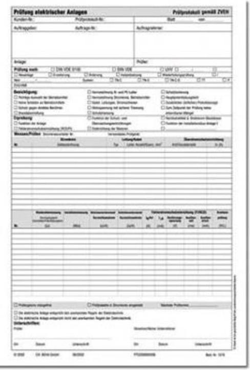Actual product image Beha Amprobe Test report DIN VDE 0701 0702 (Test prod)