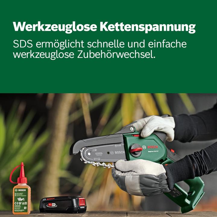 Produktbild DIY Akku-Kettensäge EasyChain 18V-15-7 ohne Akkupack (Elektro Kettensäge)